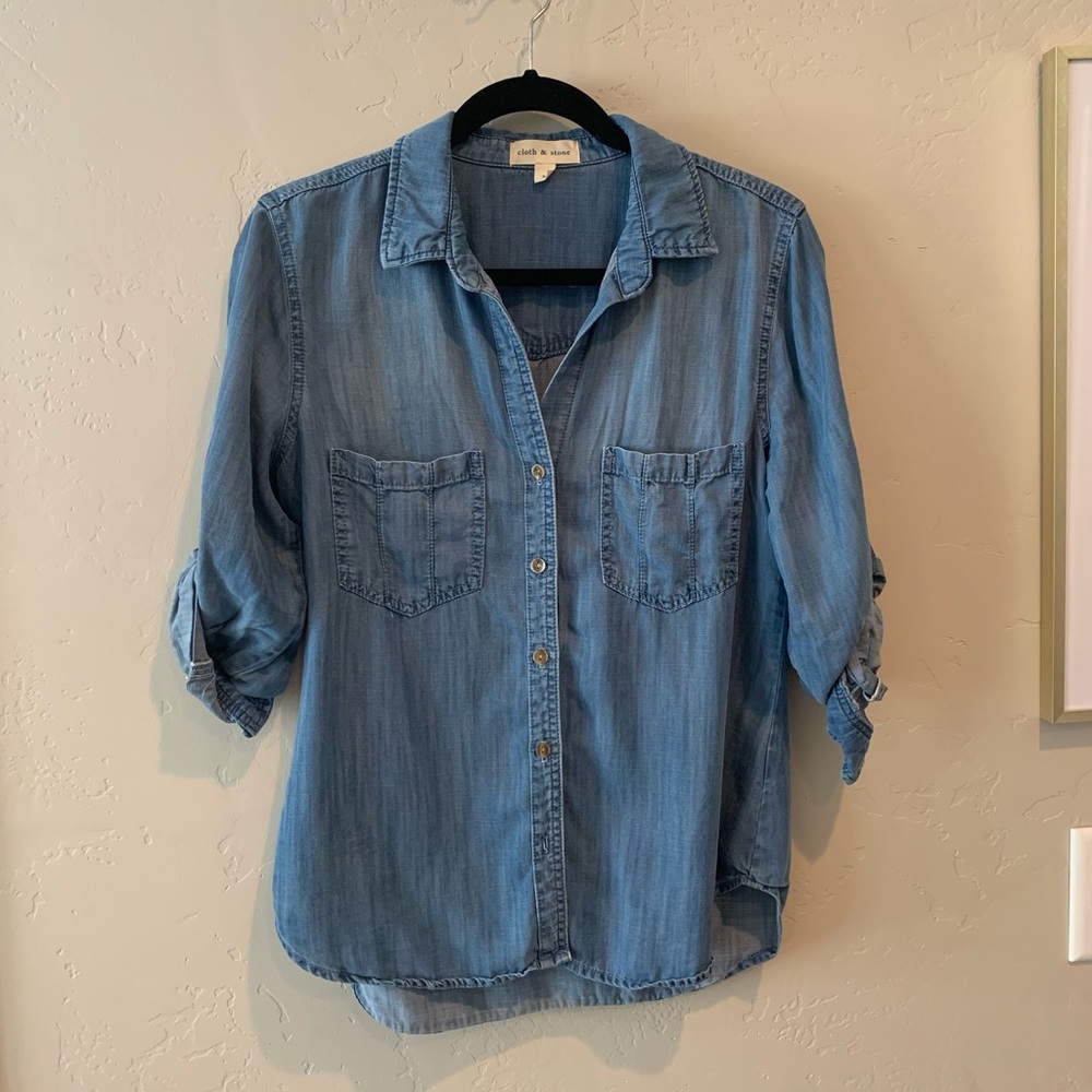 Cloth and Stone Chambray Shirt